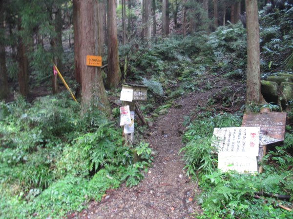 今畑登山口